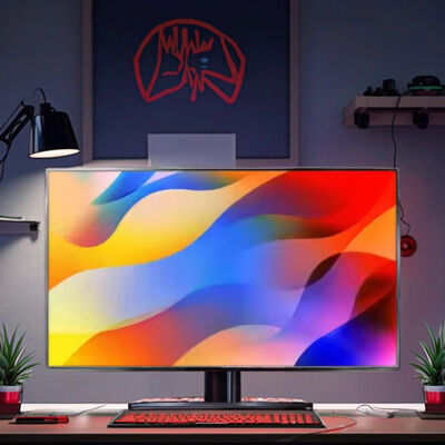 27-Inch Professional Flat 4K Gaming Monitor Wide Screen with 3840x2160 Resolution HDR400 10bit 60Hz Refresh for Computers