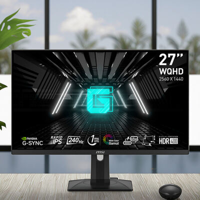 27-Inch Widescreen Gaming Monitor 2K IPS Panel with 2560x1440 136% SRGB HD Interface"