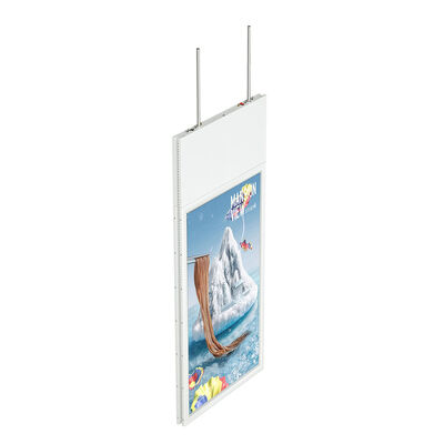 49 Inch Hanging Lcd Monitor Double Side Window Display Vertical Ceiling Mounted Digital Signage Lcd Screen for Shopping Mall