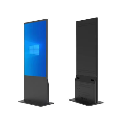 55\" 4K Resolution LED Digital Signage Display Screen Floor-to-Ceiling Non-Contact Android 13 Indoor Advertisements Elevators
