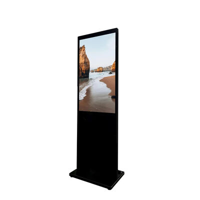 Custom 1080p HD Indoor Floor Standing LED Kiosk 4K Resolution LCD Screen for Advertising Video & Picture Display