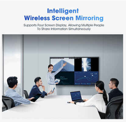 86 " I7 Computer Processor 4k Display Manufacturer Electronic Interactive Touch Screen White Board for Office/school