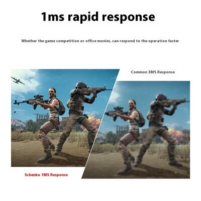 4K & 2K 144Hz  Gaming Monitor 24/27/32 Inch IPS Curved for HDMI Wide Borderless Interface with PC for HDMI & VGA Interfa