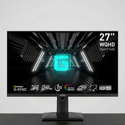 27-Inch Widescreen Gaming Monitor 2K IPS Panel 136% SRGB HD Interface 4K HDR Resolution 1080P Flat Rapid PC 240Hz 1ms