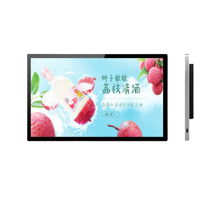 55 Inch Wall Mount Advertisement Display Machine HD Smart Media Player Non Touch Digital Signage Screen