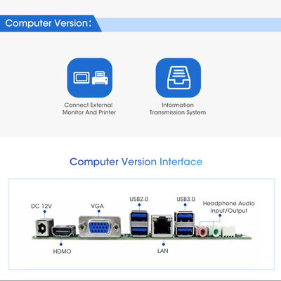 55 Inch Wall Mount Advertisement Display Machine HD Smart Media Player Non Touch Digital Signage Screen