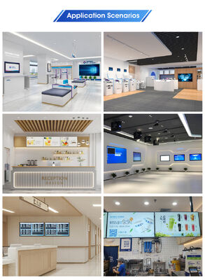 55 Inch Wall Mount Advertisement Display Machine HD Smart Media Player Non Touch Digital Signage Screen