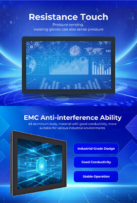 17 Inch Embedded Touch Display Industrial Panel PC with Capacitive Touch Screen New USB Interface System Computer