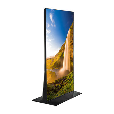 75 Inch Full Screen Digital Signage Indoor Non Touch Floor Stand 4k Lcd Advertising Display Screen