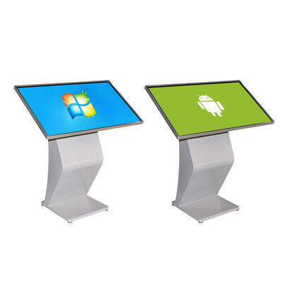 43 50 Inch Floor Standing Interactive  Kiosk 4k Full Hd Self Service Screen Display Digital Signage Information Kiosks