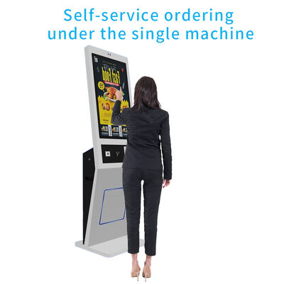 Supermarket & Hotel Self-Service Terminal Payment Kiosk Vertical Touch Screen Ordering Machine with SDK Function