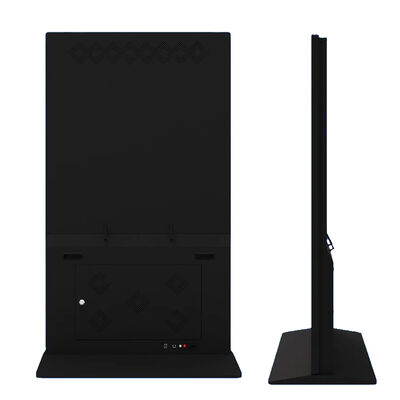 75 86 Inch Chinese Picture Videos Digital Signage Indoor Floor Stand Advertising Wifi App Control Full Screen Digital Displays