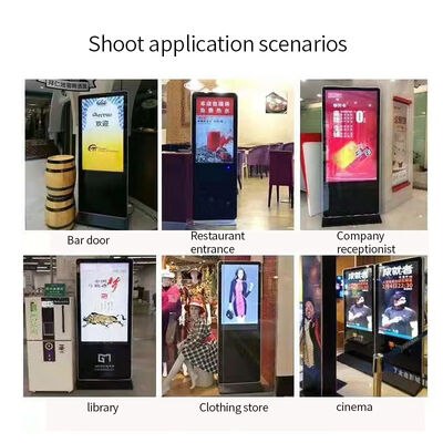 43 55 65 75 Inch Lcd Screen Indoor Display 55 Inch Digital Signage Computer Android Vertical Advertising Machine