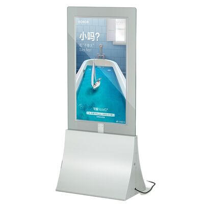 43-Inch Dual-Sided 4K LED LCD Advertising Screen Transparent Digital Signage for Window Display & Floor-Standing Video Player