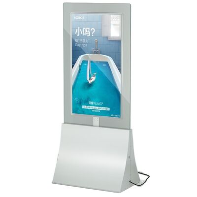 43-Inch Dual-Sided 4K LED LCD Advertising Screen Transparent Digital Signage for Window Display & Floor-Standing Video Player