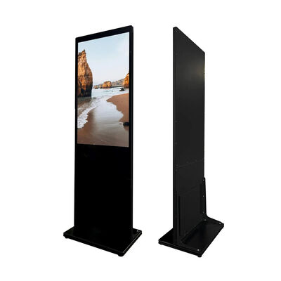 Custom 1080p HD Indoor Floor Standing LED Kiosk 4K Resolution LCD Screen for Advertising Video & Picture Display