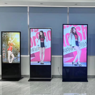 65-Inch Smart Video Wall LCD Indoor Vertical Advertising Display OEM SDK Function Infrared Touch for Subways Elevators Shopping