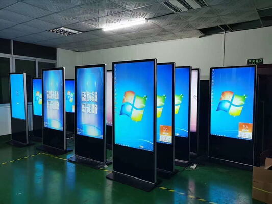 65-Inch Smart Video Wall LCD Indoor Vertical Advertising Display OEM SDK Function Infrared Touch for Subways Elevators Shopping