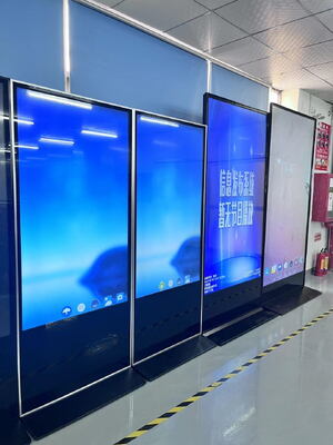 65-Inch Smart Video Wall LCD Indoor Vertical Advertising Display OEM SDK Function Infrared Touch for Subways Elevators Shopping