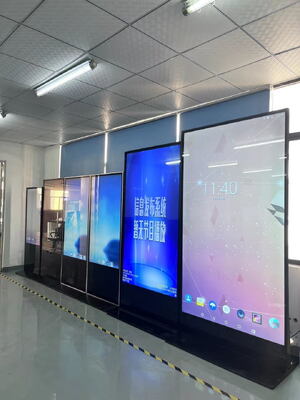 65-Inch Smart Video Wall LCD Indoor Vertical Advertising Display OEM SDK Function Infrared Touch for Subways Elevators Shopping