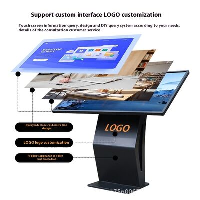 All-In-One 32/43/55/65inch Touch LED Advertising Machine for Indoor Use IP65 for Text SDK Supermarket Exhibition Halls Shopping