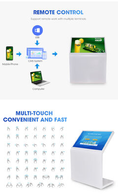 43 55 Inch Indoor Interactive Information Digital Kiosk Android Smart Video Touch Screen Inquiry Kisok for Shopping Mall
