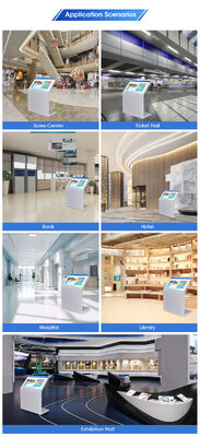 43 55 Inch Indoor Interactive Information Digital Kiosk Android Smart Video Touch Screen Inquiry Kisok for Shopping Mall
