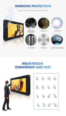 Hot Sale Wall-mounted 21.5 Inch 1920x1080 Lcd Screen Digital Display Outdoor Advertising Lcd Digital Signage Display