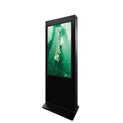 Factory Direct 75 Inches Outdoor Stadium LCD Digital Poster Signage Display Screen Floor Mount Advertising Media Shopping Mall