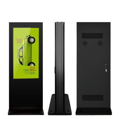 Factory Direct 75 Inches Outdoor Stadium LCD Digital Poster Signage Display Screen Floor Mount Advertising Media Shopping Mall