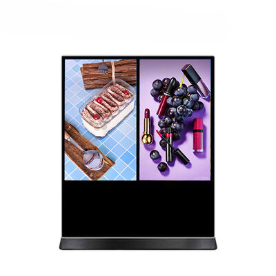 55-Inch Touch LCD Holographic Elevator Advertising Machine Guangzhou Intelligent Floor Horizontal Mirror Video Vending Machine