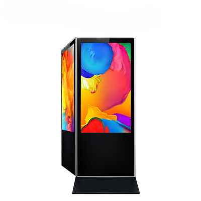 55-Inch Touch LCD Holographic Elevator Advertising Machine Guangzhou Intelligent Floor Horizontal Mirror Video Vending Machine