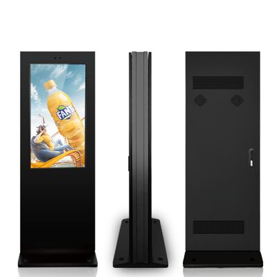 43 Inch Outdoor Waterproof Touch-Free Integrated Advertising Display Machine Floor-Standing for Retail Stores and Elevators