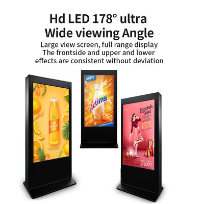 Factory Direct 65-Inch LED Touchable Outdoor Digital Poster Advertising Display for Video & Media Elevator and Subway Use