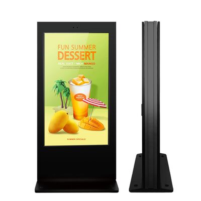 65 Inch Outdoor LED Digital Window Display Signage with Touch Screen for Retail Store Elevator Wayfinding & Education