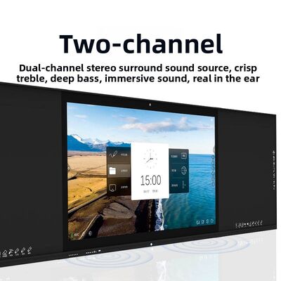 XINSHIDASX Nano Smart Blackboard Teaching All-in-One Multimedia Electronic Whiteboard 20-Point Touch 4800MP Camera School