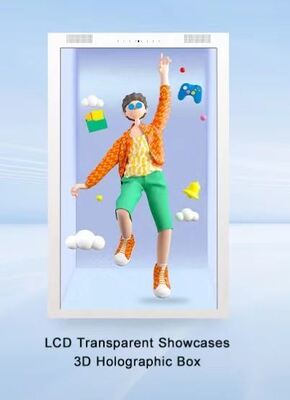 75/86/98 Inch 3D Digital Human Display Cabinet Holographic Indoor OEM AI Voice Dialogue TFT Innovative Hologram Equipment