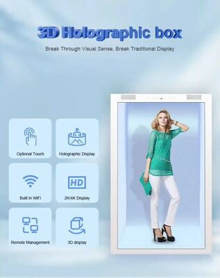 75/86/98 Inch 3D Digital Human Display Cabinet Holographic Indoor OEM AI Voice Dialogue TFT Innovative Hologram Equipment