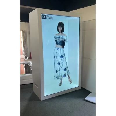 75/86/98 Inch 3D Digital Human Display Cabinet Holographic Indoor OEM AI Voice Dialogue TFT Innovative Hologram Equipment