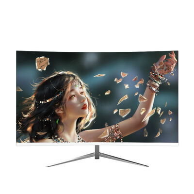 D 1650R 27-Inch Ultra-Thin Curved White 2K165HZ LCD Screen LED Backlit Hospital Blood Sugar Monitoring Gaming Computer