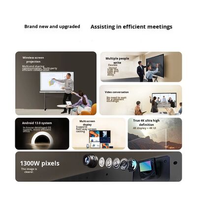 Multimedia Teaching Conference All-in-One Machine Tablet Touch Intelligent Annotation Training Trolley Ultra-Clear Camera