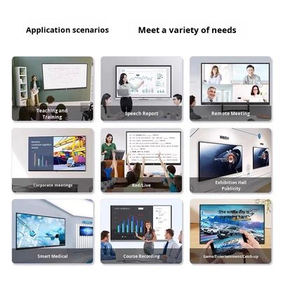 Multimedia Teaching Conference All-in-One Machine Tablet Touch Intelligent Annotation Training Trolley Ultra-Clear Camera