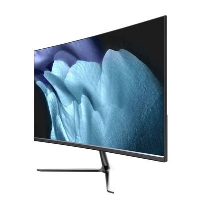 Professional 27-Inch Curved Desktop Monitor 1K Resolution 75Hz Black Bezel-Free LED Backlight for HD  VGA Input for Gaming PC