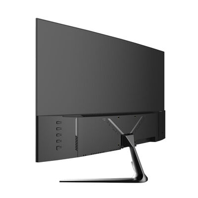 Professional 27-Inch Curved Desktop Monitor 1K Resolution 75Hz Black Bezel-Free LED Backlight for HD  VGA Input for Gaming PC