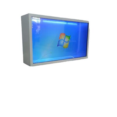 Direct Supply From Manufacturer 32-Inch LCD Transparent Display Cabinet for Jewelry Touch Interactive Video Display Cabinet