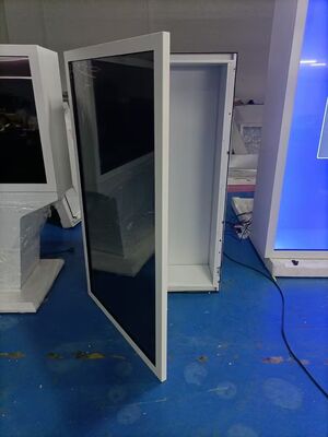 Direct Supply From Manufacturer 32-Inch LCD Transparent Display Cabinet for Jewelry Touch Interactive Video Display Cabinet