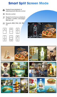 32 43 Inch Indoor Wall Mount HD Lcd Monitor Advertising Display Touch Advertisement Player Digital Signage