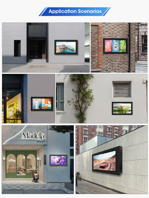 43 Inch Waterproof Android Outdoor Digital Signage Wall-Mounted Advertising Display for Video Elevator Media Applications