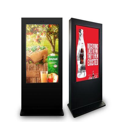75-Inch Outdoor LCD Glass 3D Display Video with Touch Screen for Media Advertising Digital Signage