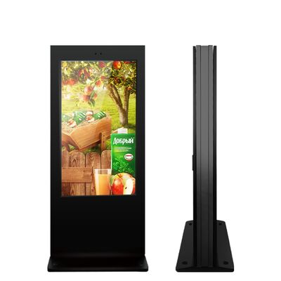 75-Inch Outdoor LCD Glass 3D Display Video with Touch Screen for Media Advertising Digital Signage